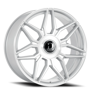 Dolce Luxury Verona Gloss Silver W/ Brushed Face 22x9.5 +35 6x135|6x139.7mm 106.2mm