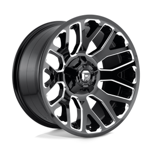 Fuel Offroad D607 WARRIOR Gloss Black Milled 20x10 -18 5x139.7|5x150mm 110.1mm - WheelWiz