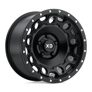 XD Series XD129 HOLESHOT Satin Black 17x9 -12 8x180mm 124.2mm - WheelWiz