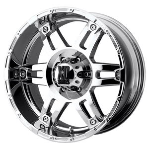 XD Series XD797 SPY Chrome 20x9 -12 8x165.1mm 125.1mm - WheelWiz