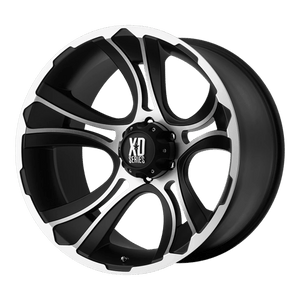 XD Series XD801 CRANK Matte Black Machined 18x9 00 5x150mm 110.1mm - WheelWiz