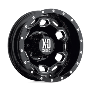 XD Series XD815 BATALLION Gloss Black W/ Milled Accents 22x8.25 -265 8x170mm 125.1mm - Wheelwiz