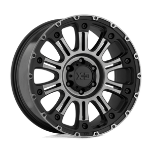 XD Series XD829 HOSS II Satin Black Machined Gray Tint 18x9 +18 8x165.1mm 125.1mm - WheelWiz