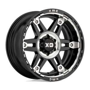 XD Series XD840 SPY II Gloss Black Machined 20x9 +18 8x165.1mm 125.1mm - WheelWiz