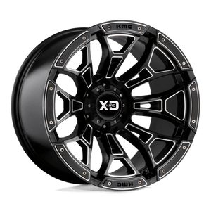 XD Series XD841 BONEYARD Gloss Black Milled 18x10 -18 8x170mm 125.1mm - WheelWiz