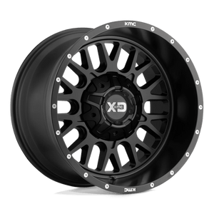 XD Series XD842 SNARE Satin Black 20x12 -44 8x165.1mm 125.1mm - Wheelwiz
