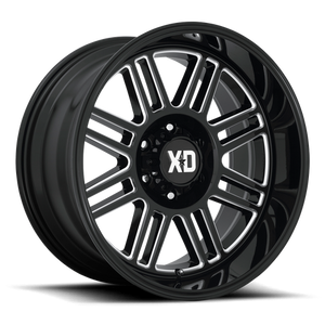 XD Series XD850 CAGE Gloss Black Milled 20x10 -18 5x127mm 71.5mm