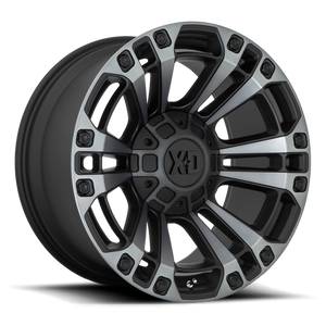 XD Series XD851 MONSTER 3 Satin Black W/ Gray Tint 20x9 0 Custom 78.1mm
