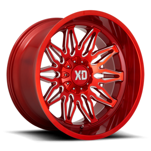 XD Series XD859 GUNNER Candy Red Milled 22x12 -44 6x135|6x139.7mm 106.1mm
