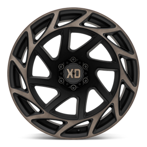 XD Series XD860 ONSLAUGHT Satin Black W/ Bronze Tint 22x12 -44 6x139.7mm 106.1mm