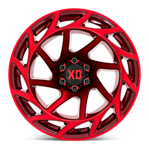XD Series XD860 ONSLAUGHT Candy Red 22x12 -44 6x139.7mm 106.1mm