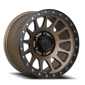 Lock Offroad Yosemite Matte Desert Bronze W/ Matte Black Ring 20x10 -18 6x135mm 87.1mm
