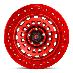 Fuel Offroad D100 ZEPHYR BEADLOCK Candy Red 17x9 -15 6x139.7mm 106.1mm - Wheelwiz
