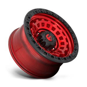 Fuel Offroad D632 ZEPHYR Candy Red Black Bead Ring 17x8.5 +34 5x120.65mm 65.1mm