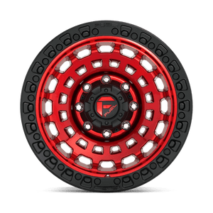 Fuel Offroad D632 ZEPHYR Candy Red Black Bead Ring 17x9 -12 8x170mm 125.1mm - Wheelwiz
