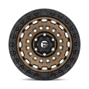 Fuel Offroad D634 ZEPHYR Matte Bronze Black Bead Ring 17x8.5 +25 5x108mm 63.4mm - Wheelwiz