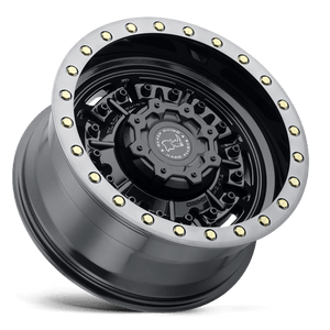 Black Rhino ABRAMS Gloss Gun Black Mach Dark Tint 20x9.5 +12 6x114.3mm 76.1mm - Wheelwiz