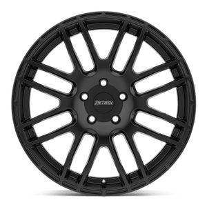 Petrol P6A Matte Black 17x7.5 +40 5x108mm 72.1mm - Wheelwiz