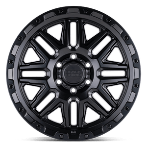 Black Rhino ALAMO Matte Black W/ Black Bolts 18x9 -18 8x165.1mm 122.4mm - WheelWiz