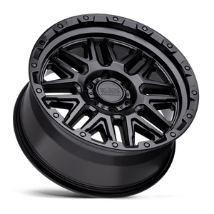 Black Rhino ALAMO Matte Black W/ Black Bolts 17x9 +12 6x135mm 87.1mm - WheelWiz