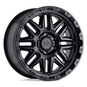 Black Rhino ALAMO Matte Black W/ Black Bolts 17x9 +12 6x135mm 87.1mm - WheelWiz