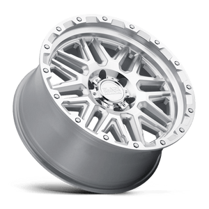 Black Rhino ALAMO Silver W/ Mirror Face Ss Bolts 17x9 +12 6x139.7mm 112.1mm - Wheelwiz