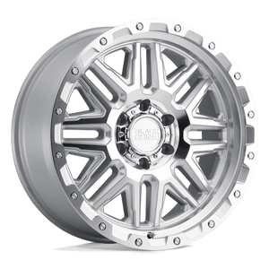 Black Rhino ALAMO Silver W/ Mirror Face Ss Bolts 17x9 +12 6x139.7mm 112.1mm - Wheelwiz