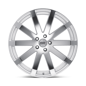TSW BROOKLANDS Silver W/ Mirror Cut Face 20x10 +25 5x114.3mm 76.1mm - Wheelwiz