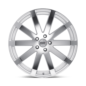 TSW BROOKLANDS Silver W/ Mirror-cut Face 19x9.5 +40 5x114.3mm 76.1mm - WheelWiz