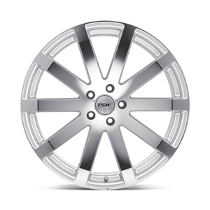 TSW BROOKLANDS Silver W/ Mirror Cut Face 18x9.5 +20 5x120mm 76.1mm - Wheelwiz