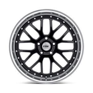TSW VALENCIA Gloss Black W/ Mirror Cut Lip 20x10 +40 5x120mm 76.1mm - Wheelwiz