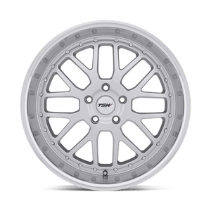 TSW VALENCIA Silver W/ Mirror Cut Lip 20x10 +20 5x120mm 76.1mm - Wheelwiz