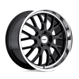 TSW TREMBLANT Gloss Black W/ Mirror Cut Lip 20x10 +25 5x120mm 76.1mm - Wheelwiz