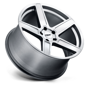 TSW ASCENT Matte Titanium Silver 17x8 +35 5x100mm 72.1mm - WheelWiz