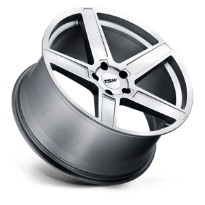 TSW ASCENT Matte Titanium Silver 19x8.5 +43 5x108mm 72.1mm - WheelWiz