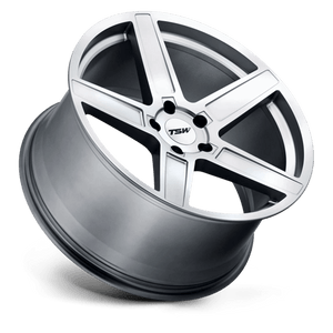 TSW ASCENT Matte Titanium Silver 17x8 +40 5x114.3mm 76.1mm - Wheelwiz