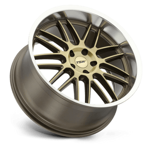 TSW AVALON Bronze W/ Bronze Face & Mach 20x10 +25 5x114.3mm 76.1mm - Wheelwiz