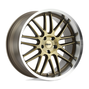 TSW AVALON Bronze W/ Brushed Bronze Face & Machined Lip 20x9 +20 5x114.3mm 76.1mm - WheelWiz