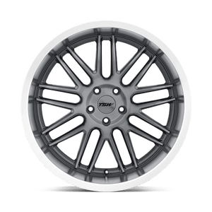 TSW AVALON Gunmetal W/ Machined Lip 18x8.5 +32 5x112mm 66.6mm - Wheelwiz