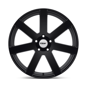 TSW BARDO Matte Black 17x8 +40 5x114.3mm 76.1mm - Wheelwiz