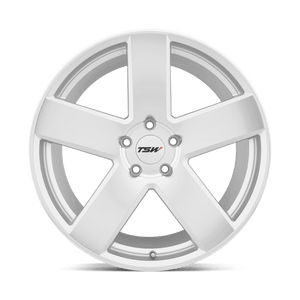 TSW BRISTOL Silver W/ Mirror Cut Face 18x8.5 +40 5x114.3mm 76.1mm - Wheelwiz