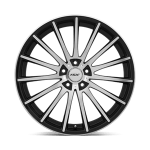 TSW CHICANE Gloss Black W/ Mirror Cut Face 18x8.5 +30 5x120mm 76.1mm - Wheelwiz