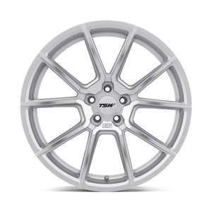 TSW CHRONO Silver W/ Mirror Cut Face 18x8.5 +40 5x114.3mm 76.1mm - Wheelwiz