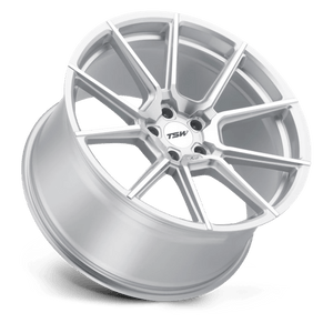 TSW CHRONO Silver W/ Mirror Cut Face 21x10 +35 5x120mm 76.1mm - Wheelwiz