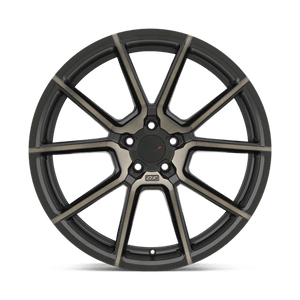 TSW CHRONO Matte Black W/ Mach Dark Face 19x9 +15 5x120mm 76.1mm - Wheelwiz