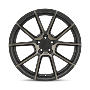 TSW CHRONO Matte Black W/ Mach Dark Face 18x8.5 +42 5x112mm 66.6mm - Wheelwiz