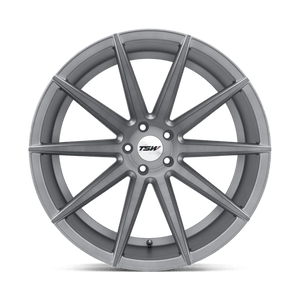 TSW CLYPSE Titanium W/ Matte Brushed Face 20x8.5 +40 5x114.3mm 76.1mm - Wheelwiz