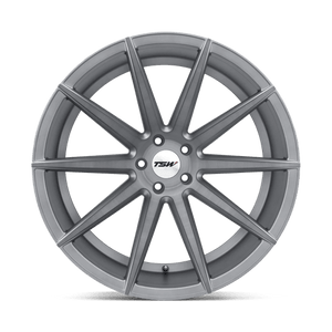 TSW CLYPSE Titanium W/ Matte Brushed Face 18x8.5 +40 5x114.3mm 76.1mm - Wheelwiz