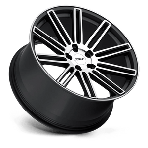 TSW CROWTHORNE Matte Gunmetal W/ Matte Machine Face 18x8.5 +20 5x114.3mm 76.1mm - WheelWiz