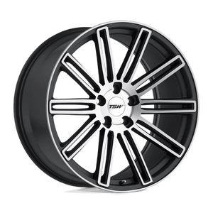 TSW CROWTHORNE Matte Gunmetal W/ M-mach Face 19x8.5 +32 5x112mm 72.1mm - Wheelwiz